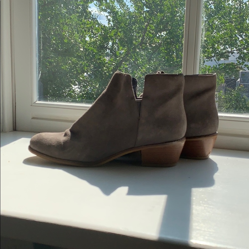 Cole Haan (suede gray booties) - size 10.5 women’s